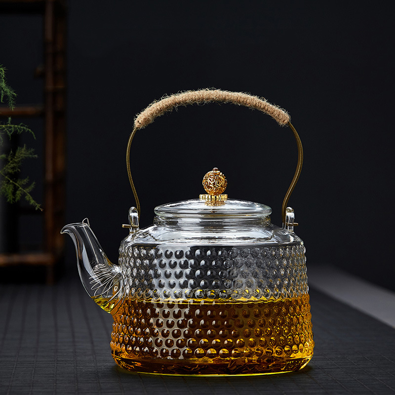 1000ml Large Capacity Boiling Glass Teapot
