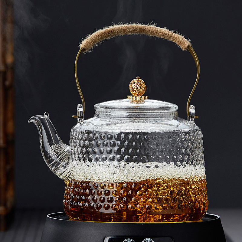1000ml Large Capacity Boiling Glass Teapot