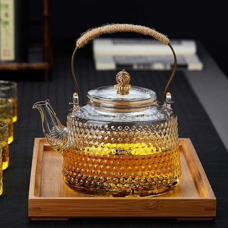 1000ml Large Capacity Boiling Glass Teapot