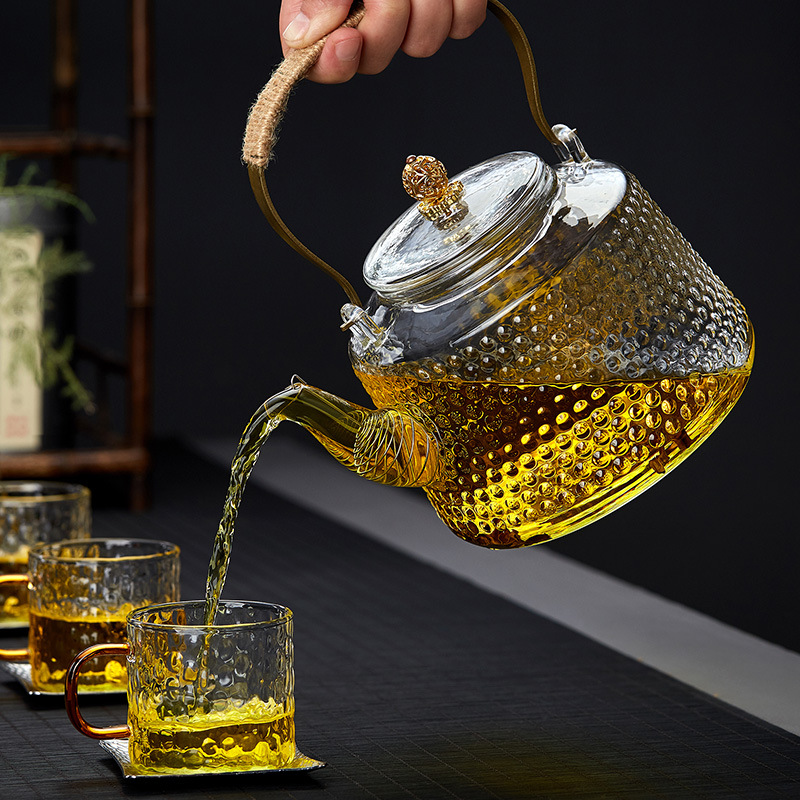 1000ml Large Capacity Boiling Glass Teapot