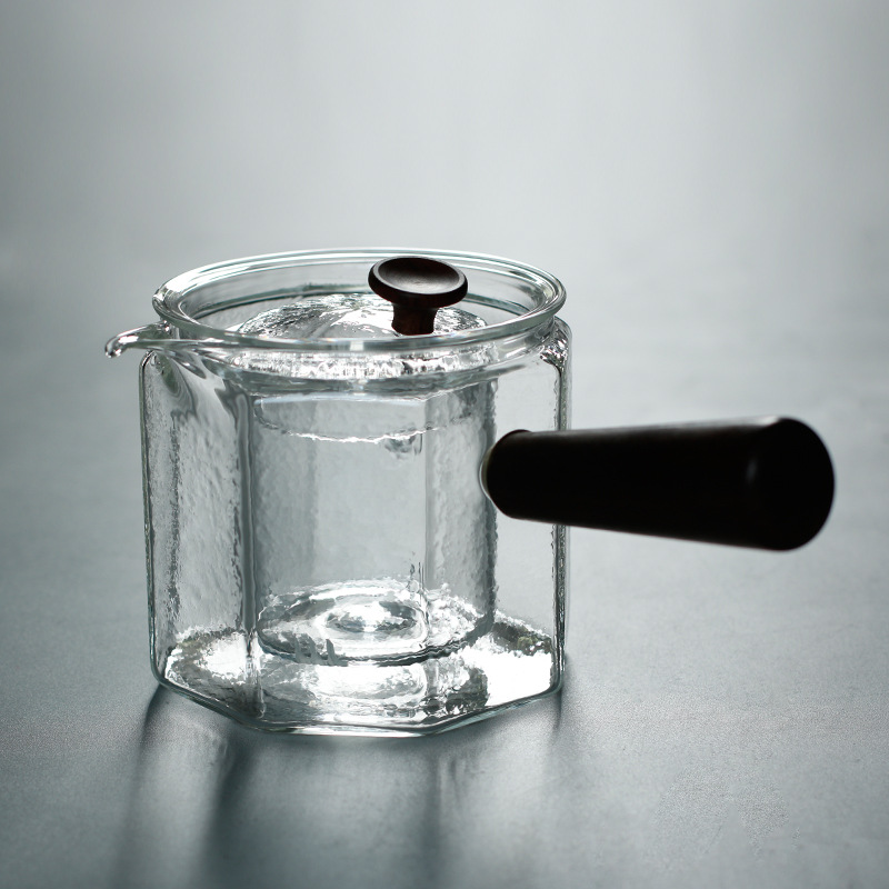 500ml Boiling Glass Teapot with a Side Handle