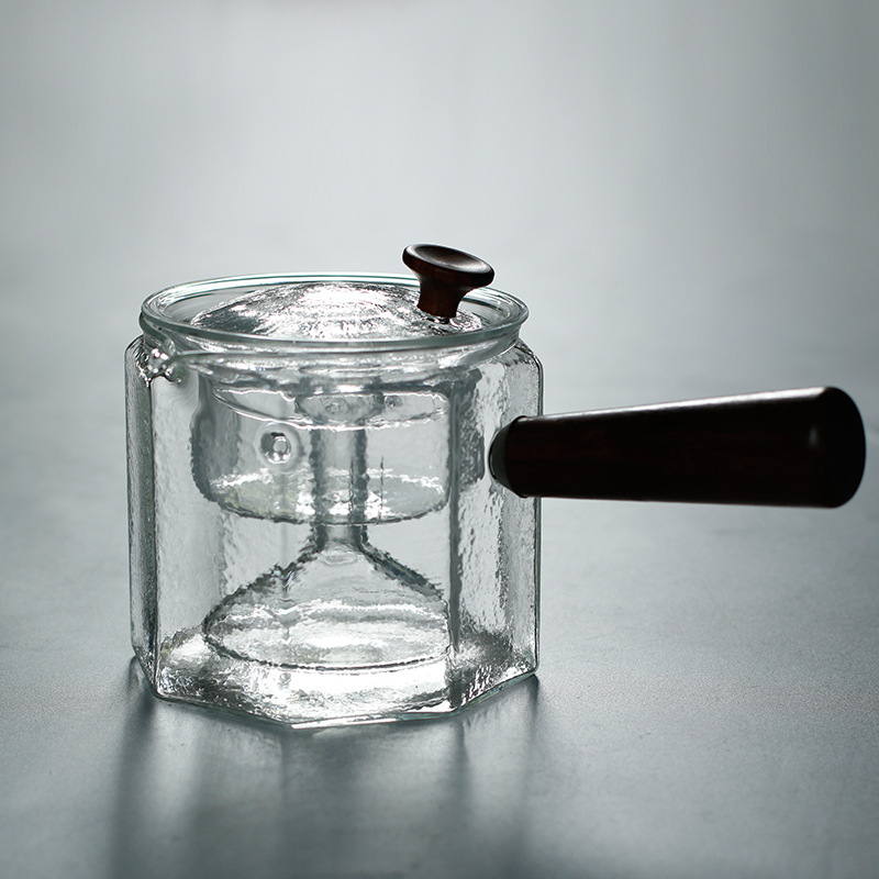 500ml Boiling Glass Teapot with a Side Handle
