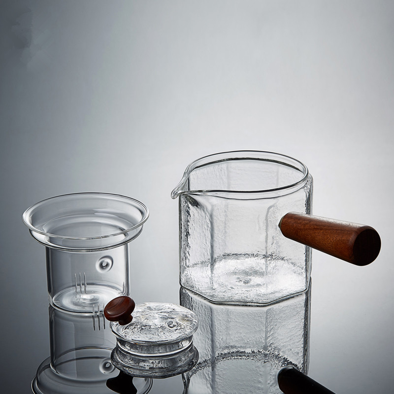 500ml Boiling Glass Teapot with a Side Handle
