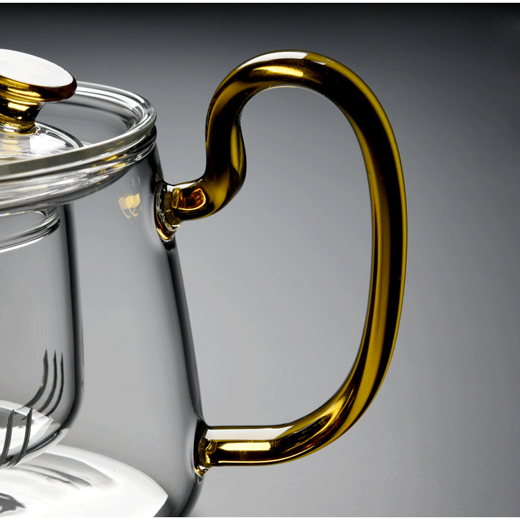 600ml Heat Resistant Glass Teapot with Infuser