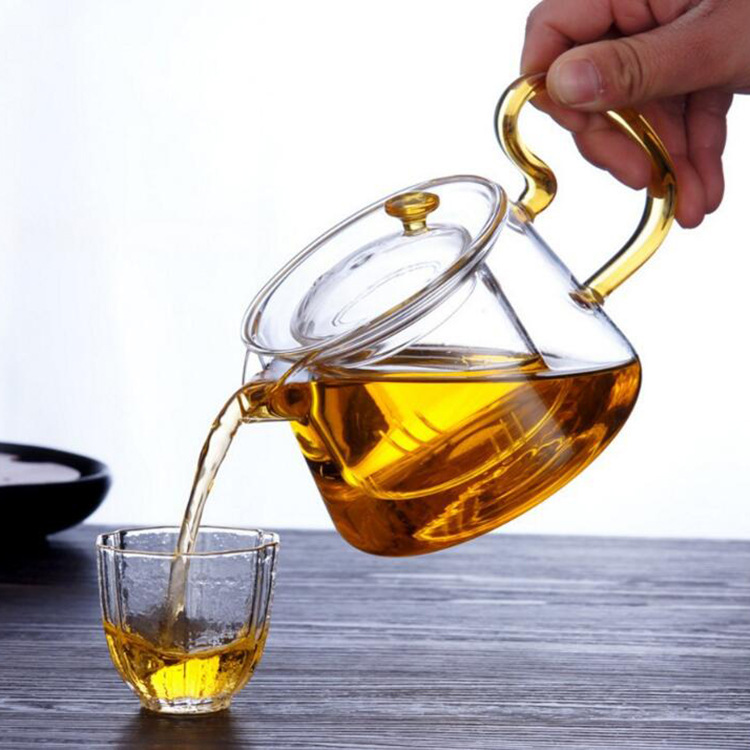 600ml Heat Resistant Glass Teapot with Infuser