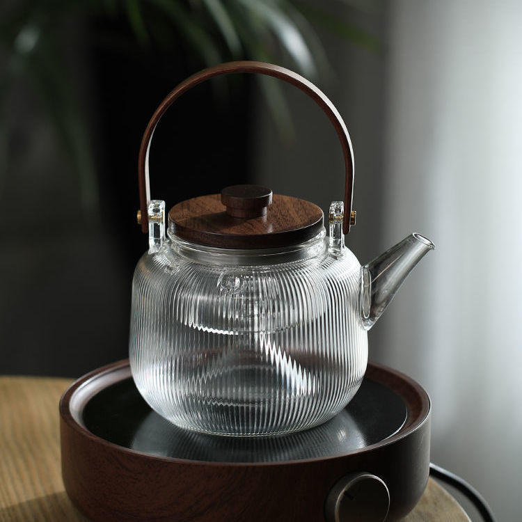 High Temperature Resistant Lifting Beam Glass Boiled Tea Maker