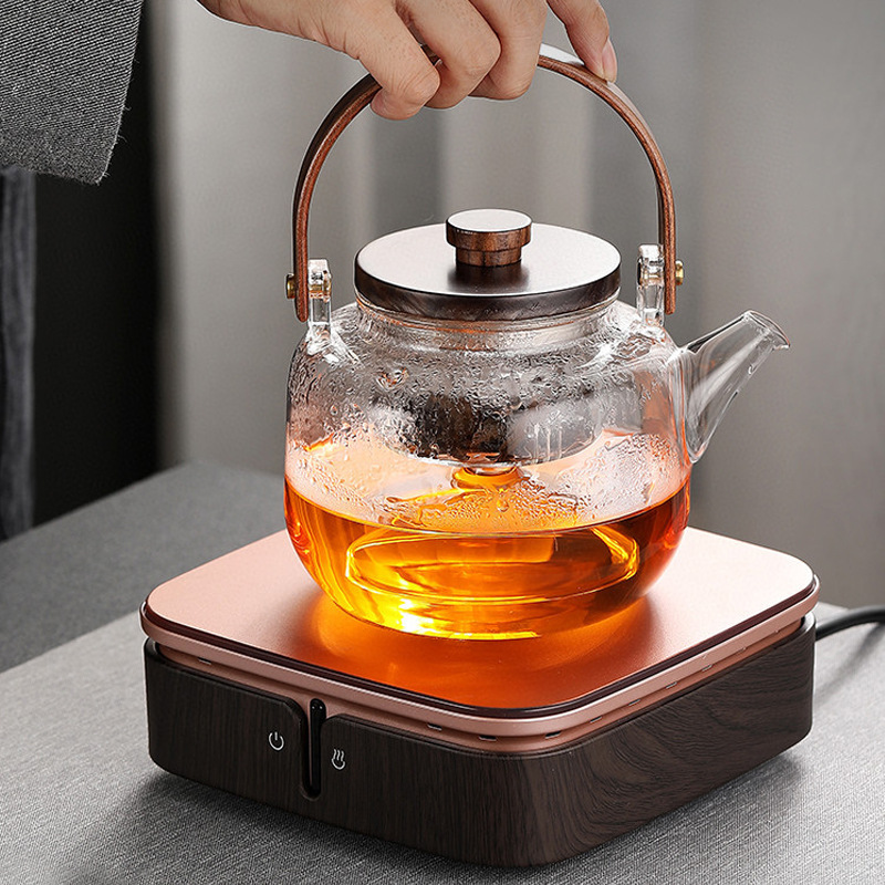 High Temperature Resistant Lifting Beam Glass Boiled Tea Maker