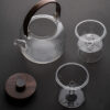 High Temperature Resistant Lifting Beam Glass Boiled Tea Maker