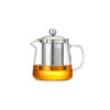 Stainless Steel Infuser Glass Teapot for loose leaf tea