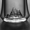 Double Walled Glass Espresso Cups With Mountain Bottom