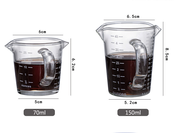 Dual Spout Glass Measuring Cup