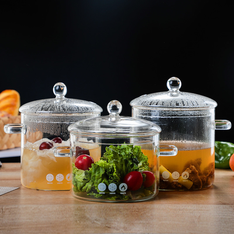 Glass Cooking Pot