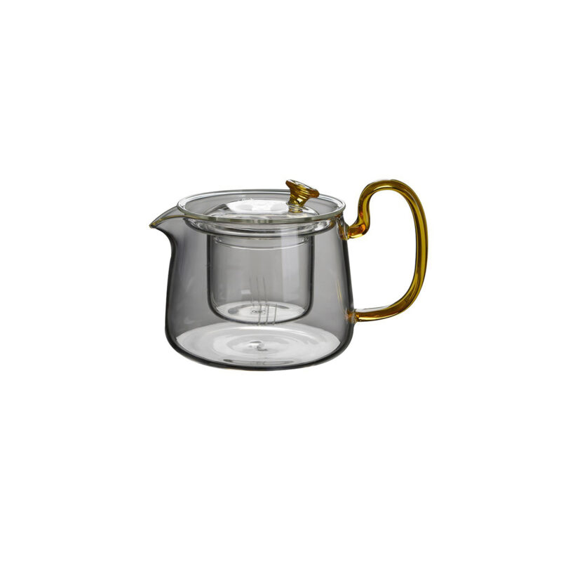 Factory directly supply 580ml heatable glass teapots