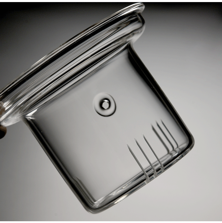 Factory directly supply 580ml heatable glass teapots