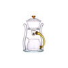 semi_automatic_magnetic_glass_teapot_set_1200×1200 Semi Automatic Magnetic Glass Teapot set