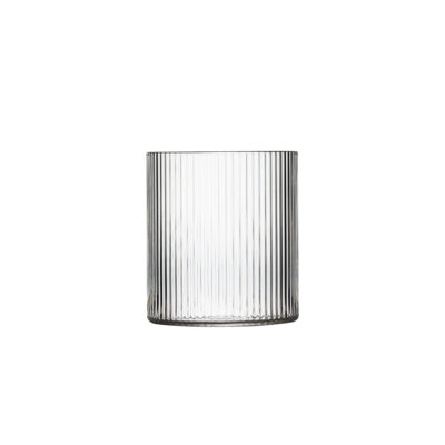 Vertical Stripe High Borosilicate Glass Cup