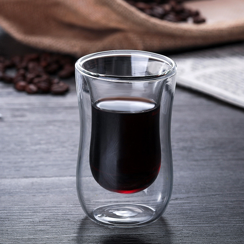 Double Walled Insulated Glass Coffee Mugs With Handle9 Double Walled Insulated Glass Coffee Mugs With Handle