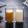 Double Walled Insulated Glass Coffee Cups
