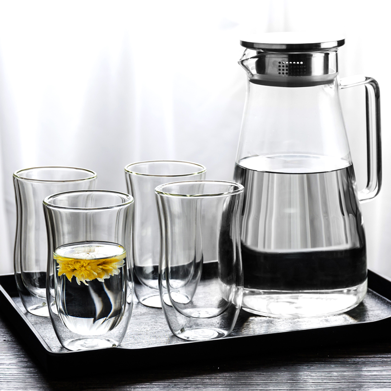 Double Walled Insulated Glass Coffee Cups