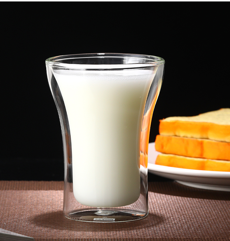 Double Walled Insulated Glass Coffee Cups