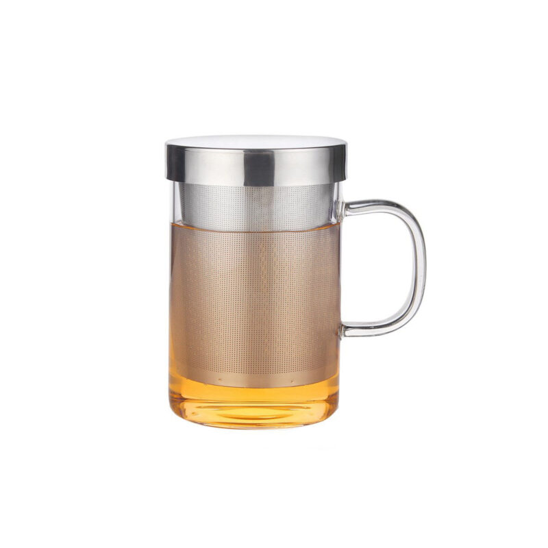 420ml Tea Infuser Glass Mug