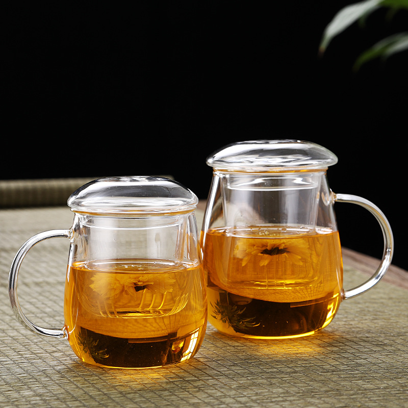Vmara Glass Wholesale Infuser Glass Mug