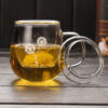 450ml Reusable Borosilicate Infuser Glass Mug