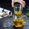 450ml Reusable Borosilicate Infuser Glass Mug