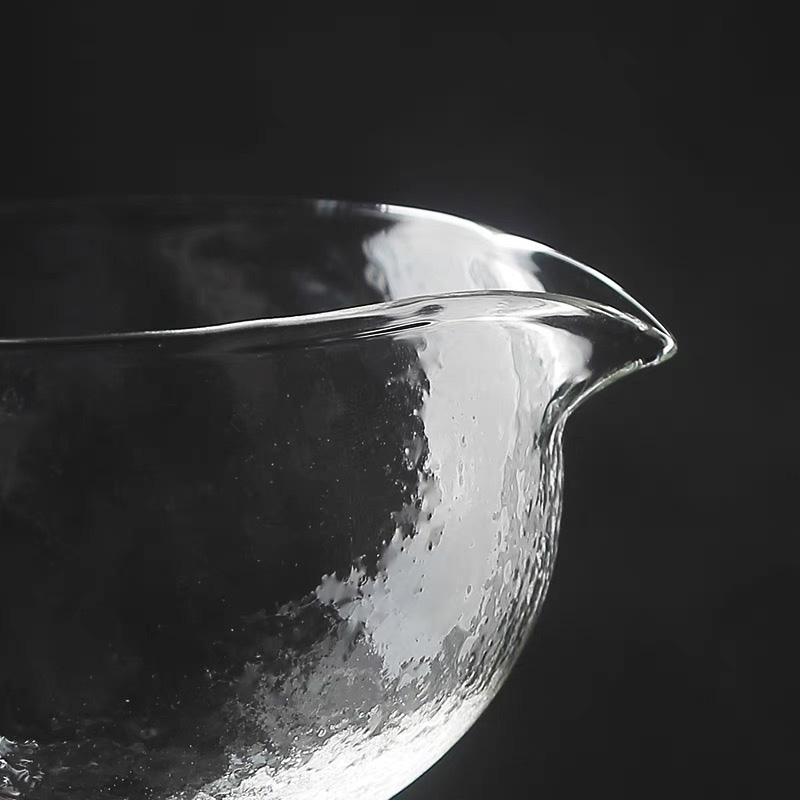 500ml Textured Glass Matcha Bowl