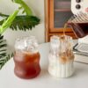 Ripple Chubby Borosilicate Glass Cup