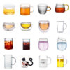 glassware drinkware-1 Healthy Borosilicate Glassware Drinkware Homeware Kitchenware