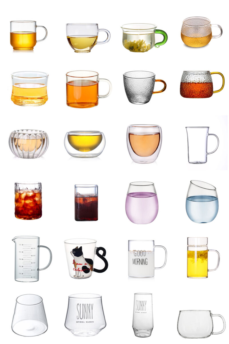 glassware drinkware-1 Healthy Borosilicate Glassware Drinkware Homeware Kitchenware